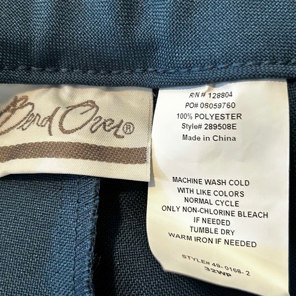 NEW PHOTOS! PANTS, PETITE SUPER STRETCH, BLUE, SIZE 32WP, ELASTIC WAIST, ROAMANS - Picture 2 of 11